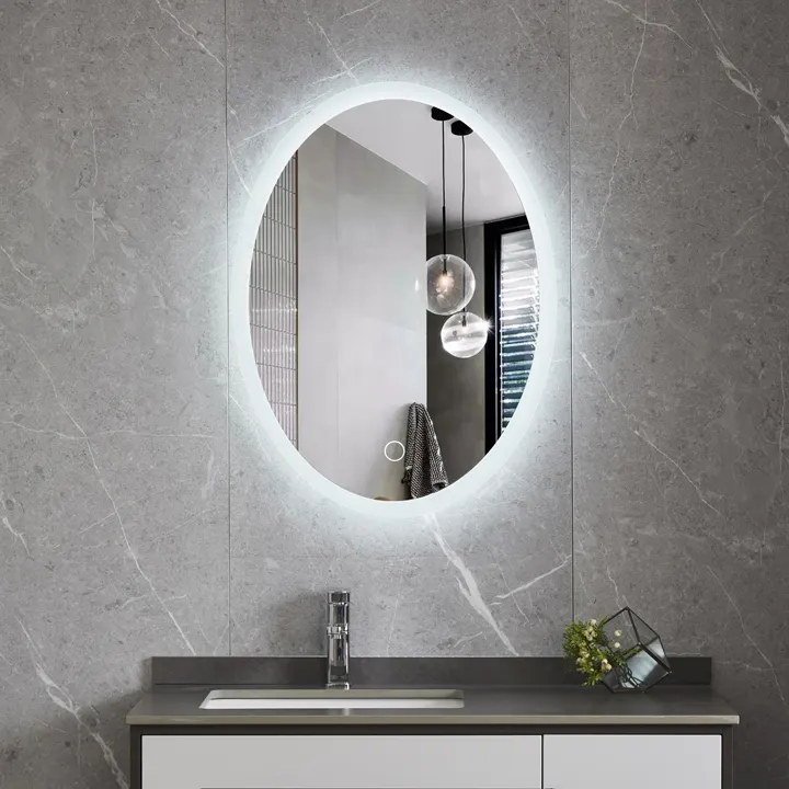 Καθρέφτης μπάνιου LED χωρίς πλαίσιο Oval Vanity